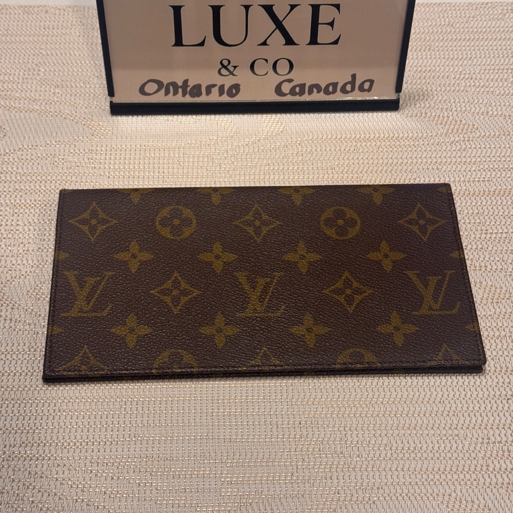 Louis Vuitton Monogram Check book case or bills case